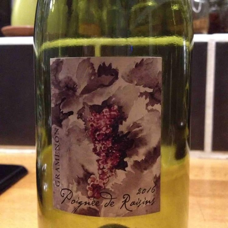 Poignée de Raisin - Domaine Gramenon - Michèle Aubéry-Laurent & Maxime-Francois Laurent 