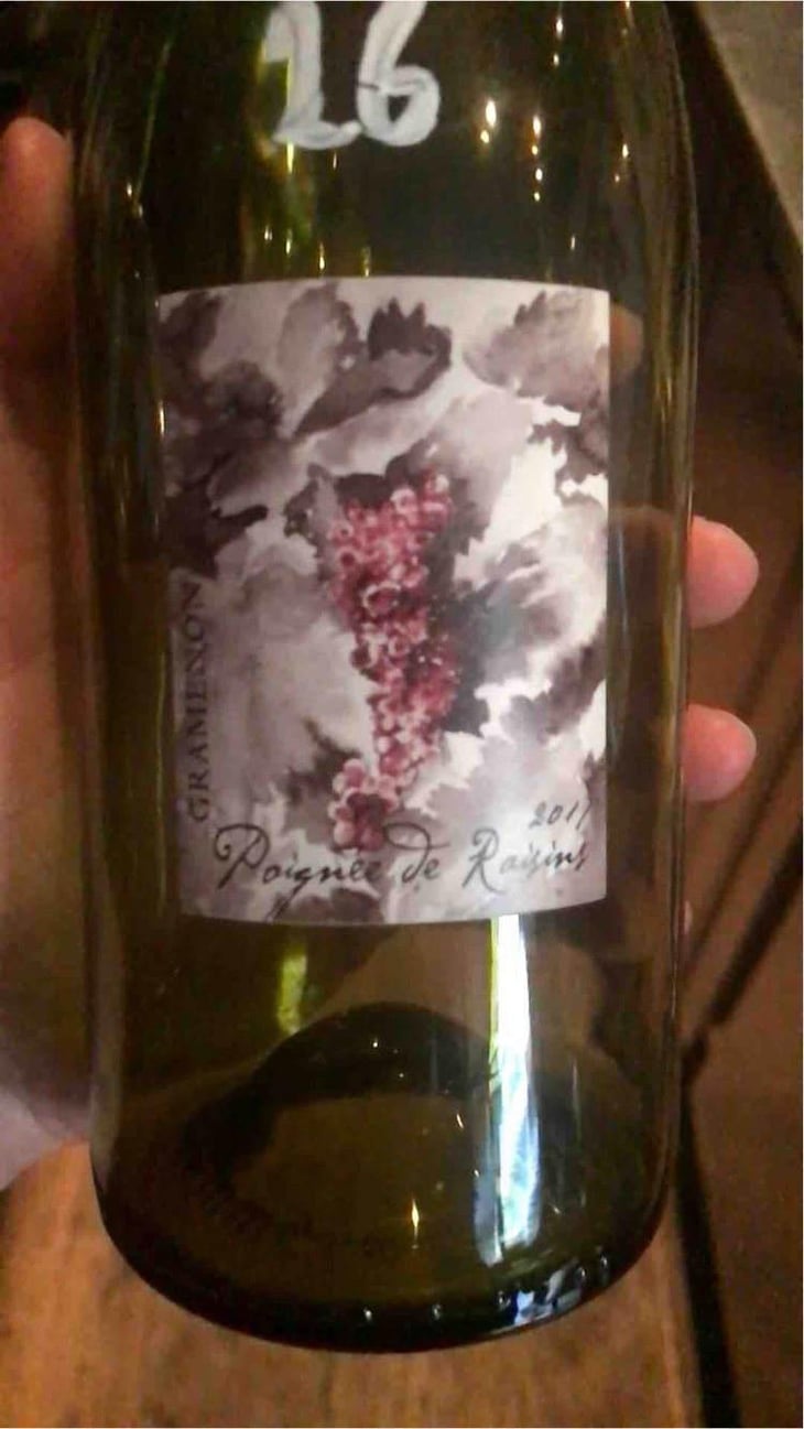 Poignée de Raisin - Domaine Gramenon - Michèle Aubéry-Laurent & Maxime-Francois Laurent 