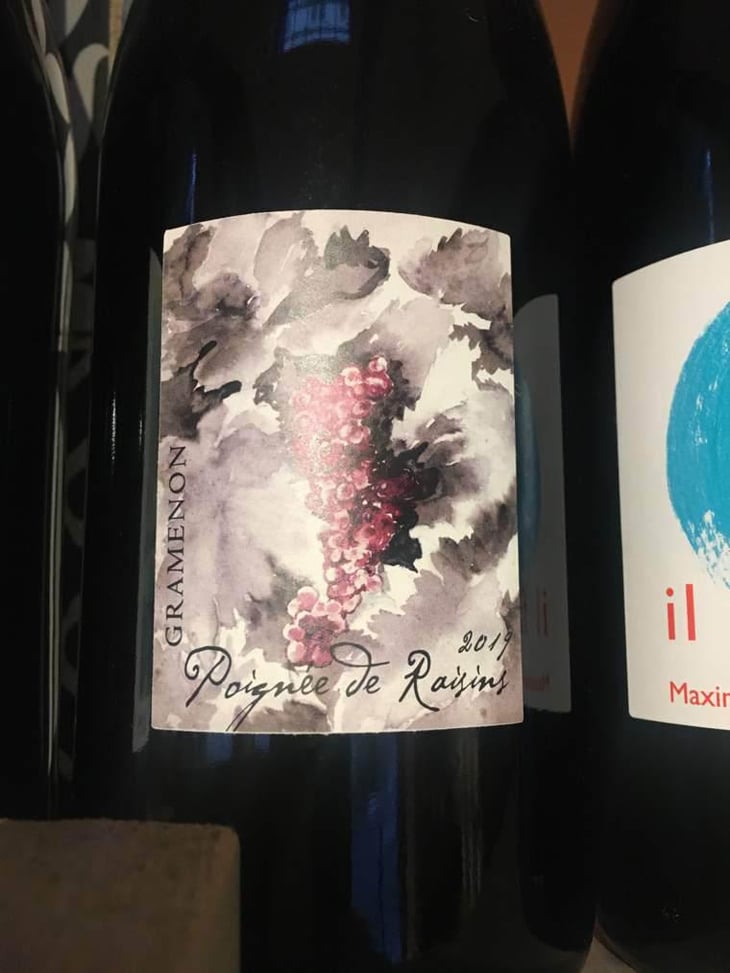 Poignée de Raisin - Domaine Gramenon - Michèle Aubéry-Laurent & Maxime-Francois Laurent 