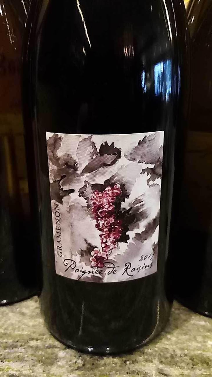 Poignée de Raisin - Domaine Gramenon - Michèle Aubéry-Laurent & Maxime-Francois Laurent 