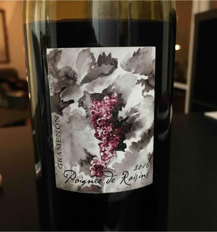 Poignée de Raisin - Domaine Gramenon - Michèle Aubéry-Laurent & Maxime-Francois Laurent 