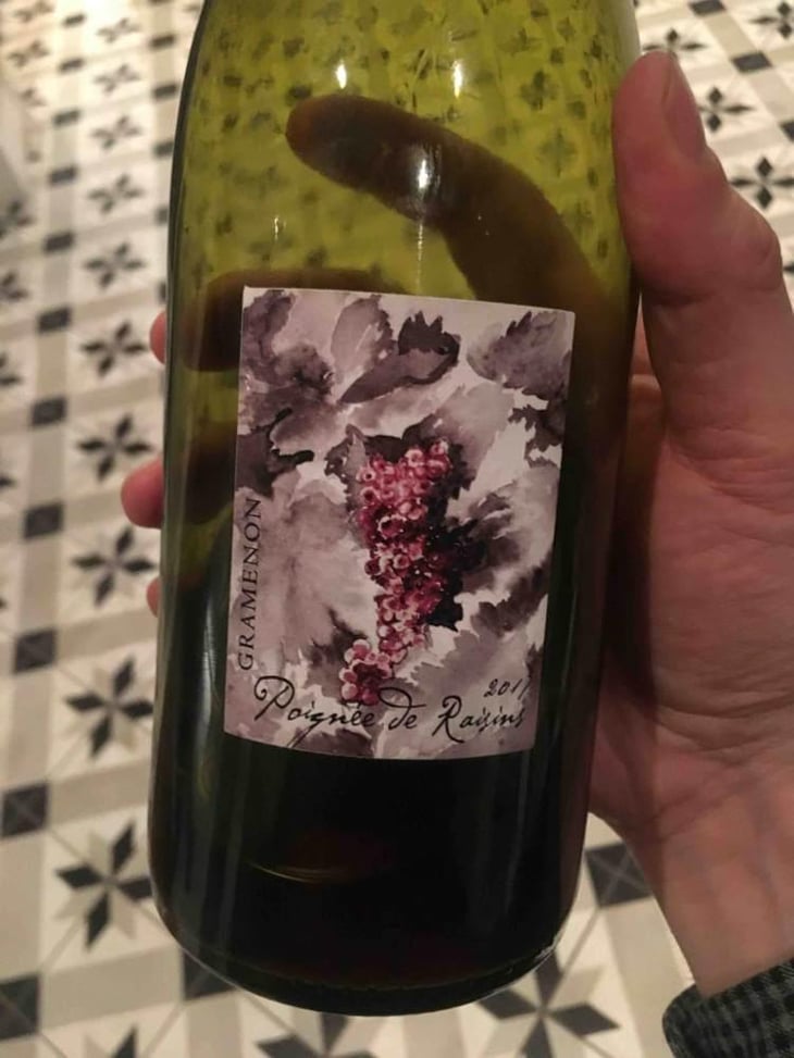 Poignée de Raisin - Domaine Gramenon - Michèle Aubéry-Laurent & Maxime-Francois Laurent 