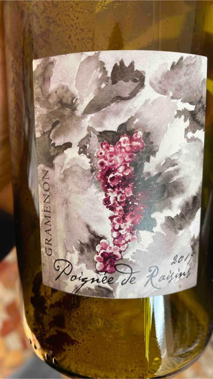 Poignée de Raisin - Domaine Gramenon - Michèle Aubéry-Laurent & Maxime-Francois Laurent 