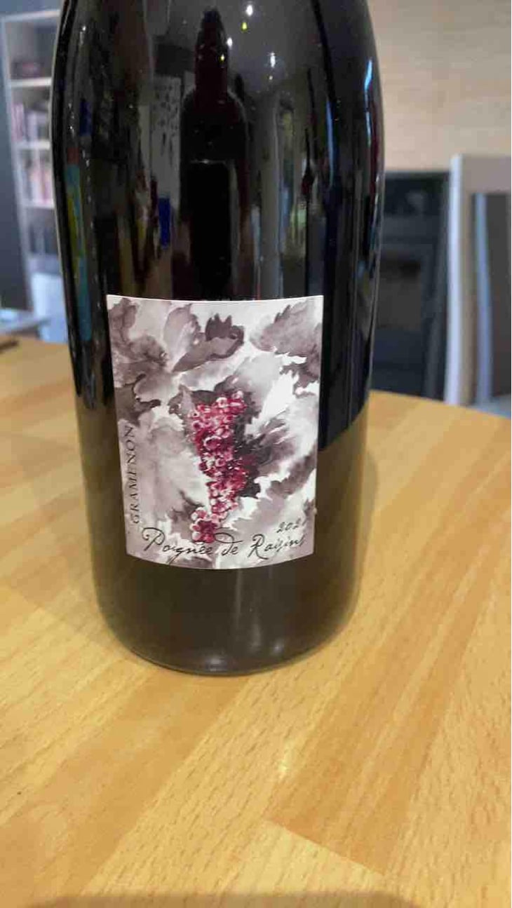 Poignée de Raisin - Domaine Gramenon - Michèle Aubéry-Laurent & Maxime-Francois Laurent 
