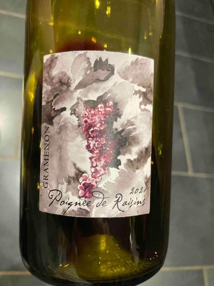 Poignée de Raisin - Domaine Gramenon - Michèle Aubéry-Laurent & Maxime-Francois Laurent 
