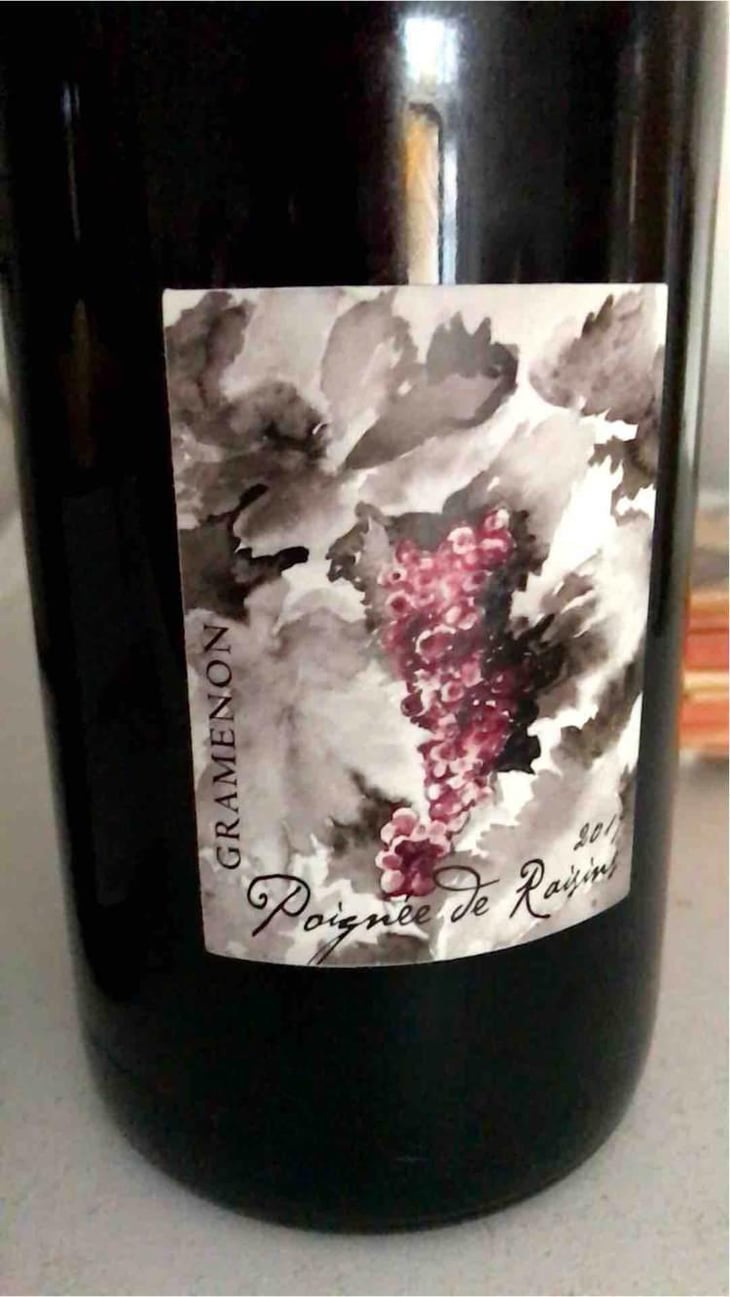 Poignée de Raisin - Domaine Gramenon - Michèle Aubéry-Laurent & Maxime-Francois Laurent 
