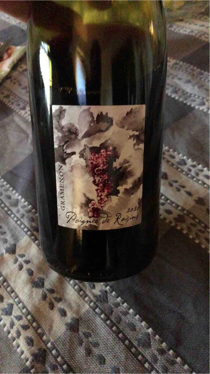 Poignée de Raisin - Domaine Gramenon - Michèle Aubéry-Laurent & Maxime-Francois Laurent 