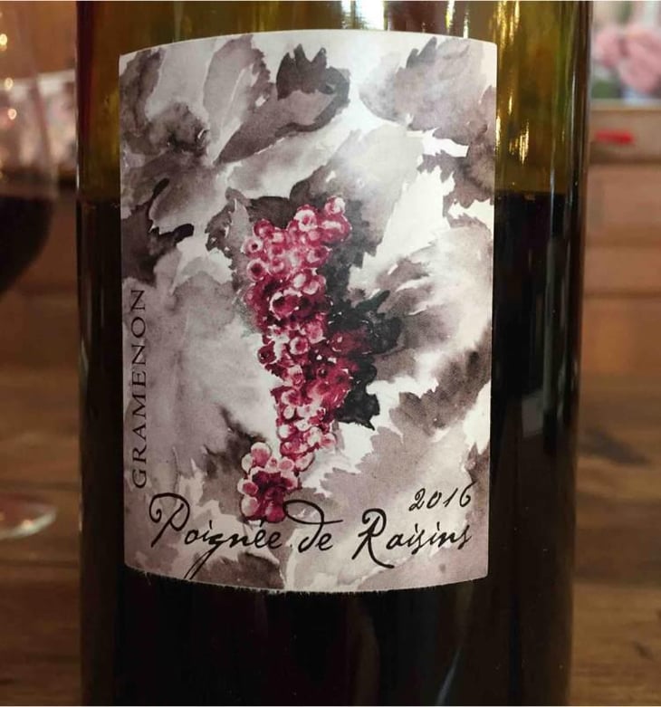 Poignée de Raisin - Domaine Gramenon - Michèle Aubéry-Laurent & Maxime-Francois Laurent 
