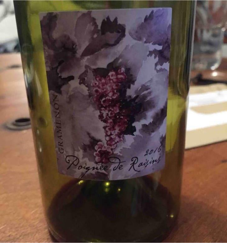 Poignée de Raisin - Domaine Gramenon - Michèle Aubéry-Laurent & Maxime-Francois Laurent 