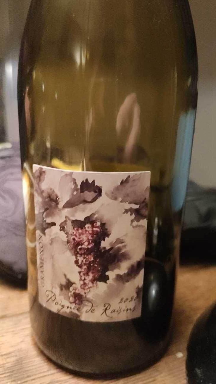 Poignée de Raisin - Domaine Gramenon - Michèle Aubéry-Laurent & Maxime-Francois Laurent 