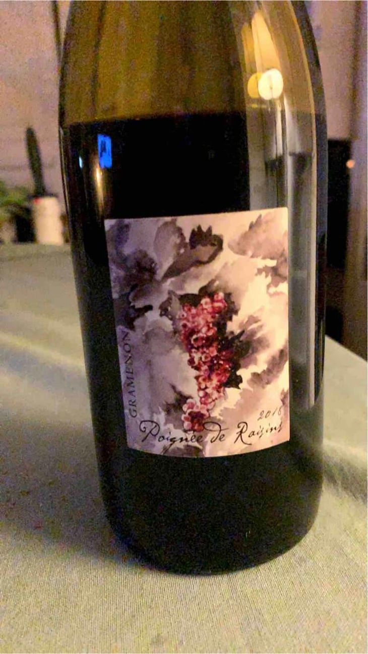 Poignée de Raisin - Domaine Gramenon - Michèle Aubéry-Laurent & Maxime-Francois Laurent 