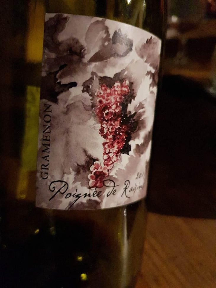 Poignée de Raisin - Domaine Gramenon - Michèle Aubéry-Laurent & Maxime-Francois Laurent 