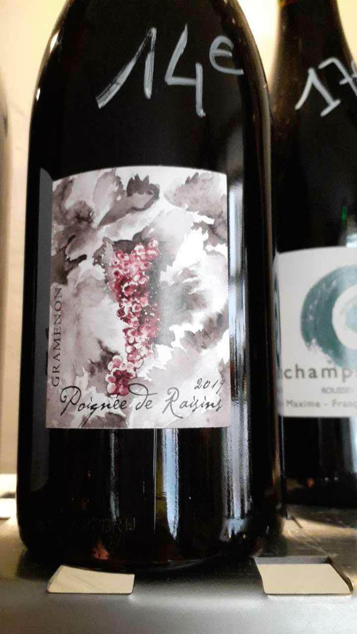Poignée de Raisin - Domaine Gramenon - Michèle Aubéry-Laurent & Maxime-Francois Laurent 