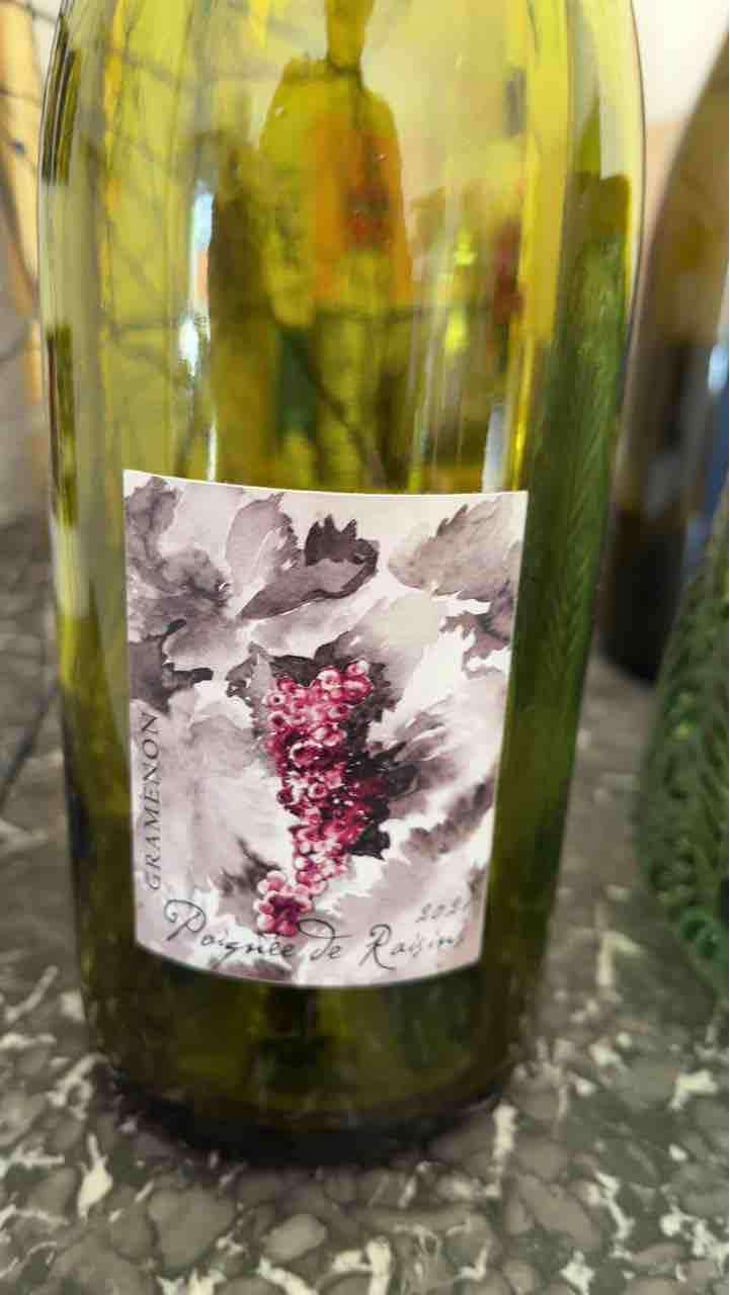 Poignée de Raisin - Domaine Gramenon - Michèle Aubéry-Laurent & Maxime-Francois Laurent 