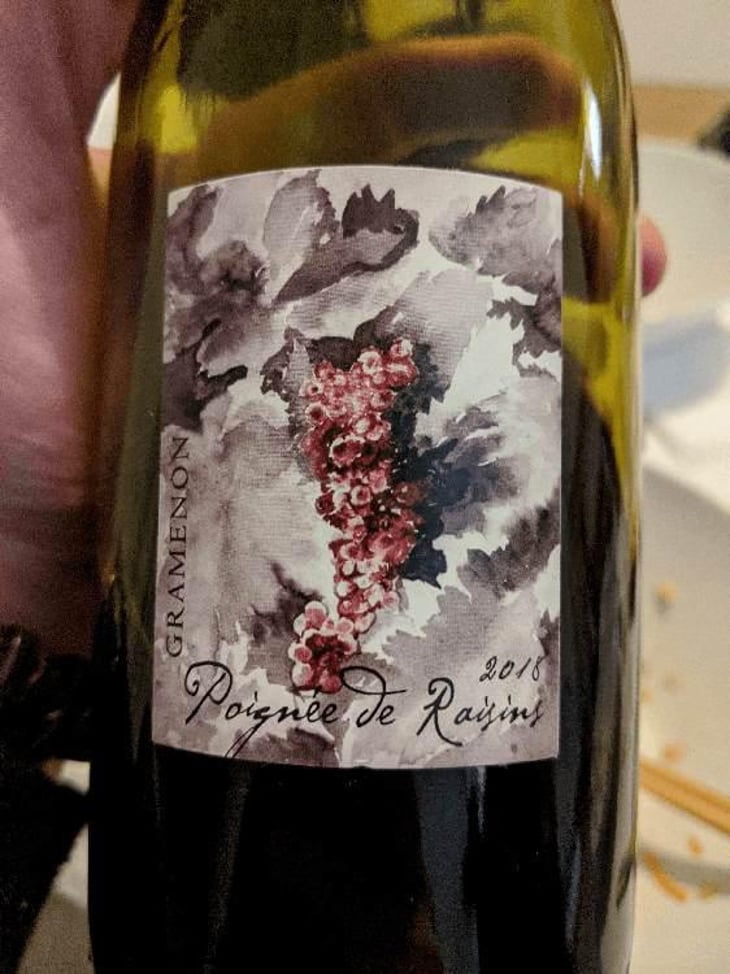 Poignée de Raisin - Domaine Gramenon - Michèle Aubéry-Laurent & Maxime-Francois Laurent 