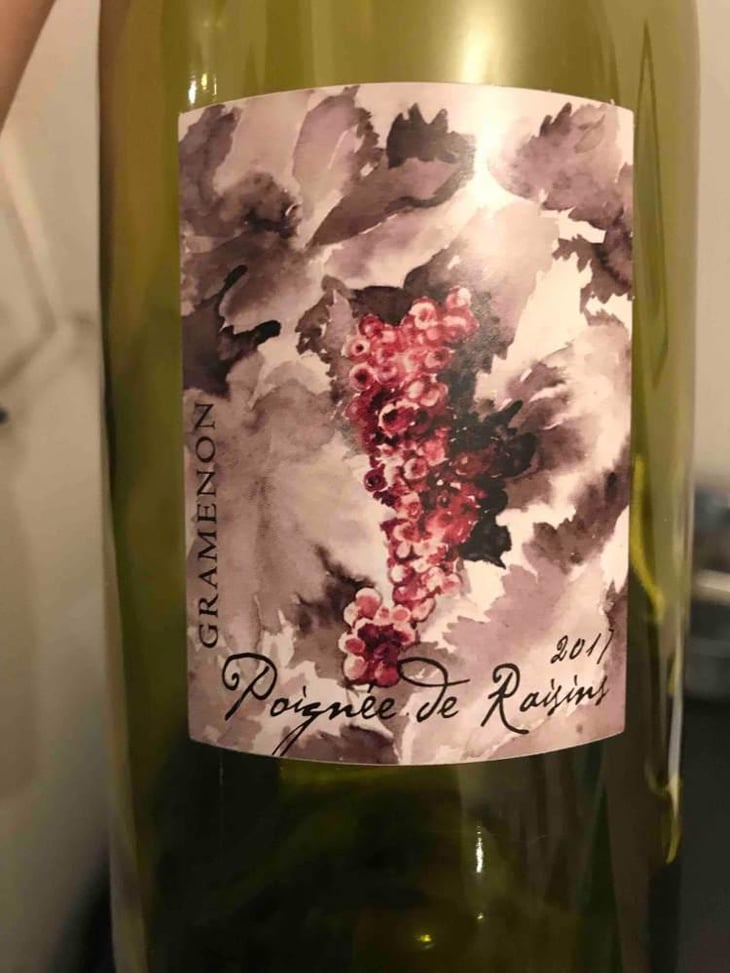 Poignée de Raisin - Domaine Gramenon - Michèle Aubéry-Laurent & Maxime-Francois Laurent 