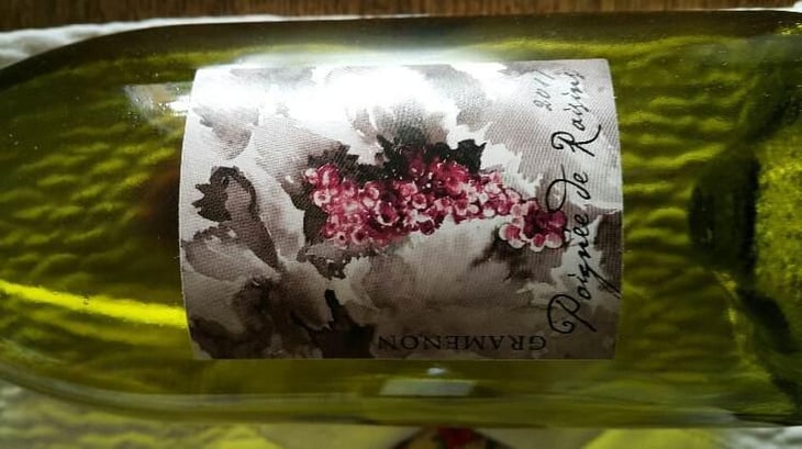 Poignée de Raisin - Domaine Gramenon - Michèle Aubéry-Laurent & Maxime-Francois Laurent 