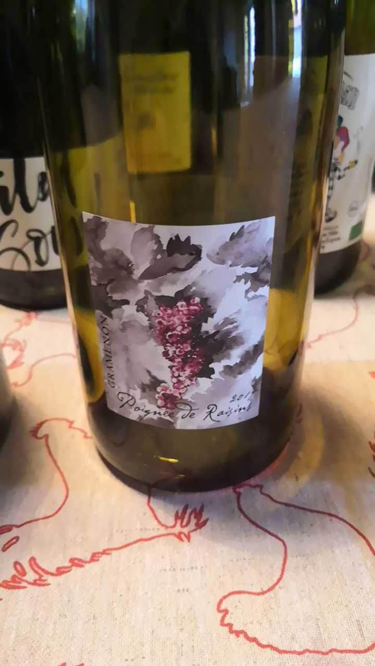 Poignée de Raisin - Domaine Gramenon - Michèle Aubéry-Laurent & Maxime-Francois Laurent 