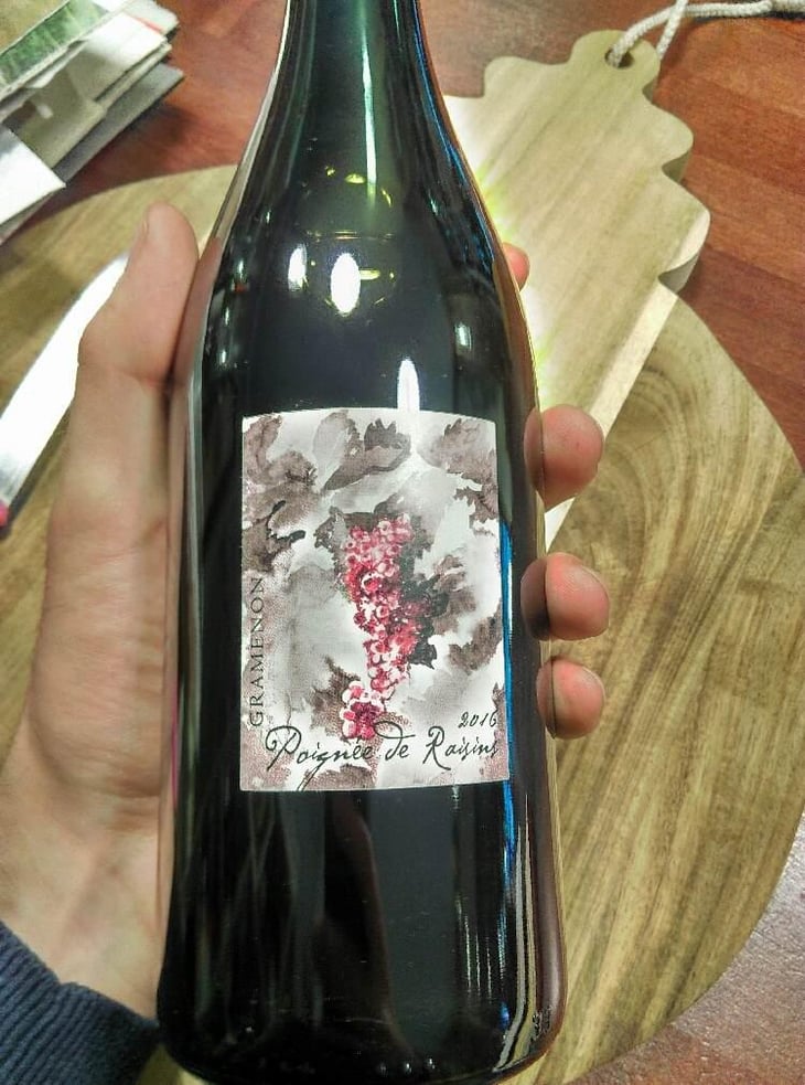 Poignée de Raisin - Domaine Gramenon - Michèle Aubéry-Laurent & Maxime-Francois Laurent 