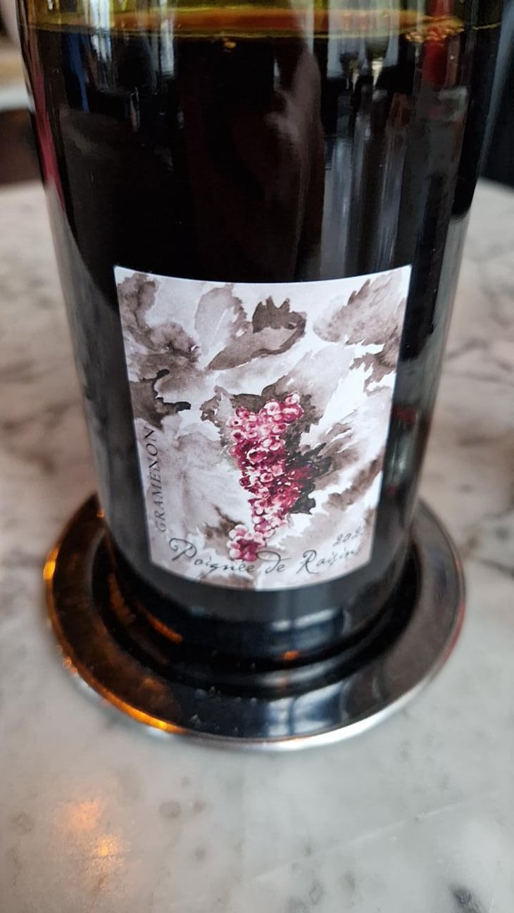 Poignée de Raisin - Domaine Gramenon - Michèle Aubéry-Laurent & Maxime-Francois Laurent 