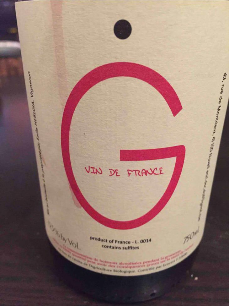 Point G - Domaine de Montrieux (sold) - Emile Hérédia (sold) 