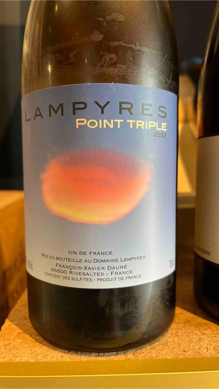 Point Triple - Domaine Lampyres - François-Xavier Dauré -2020