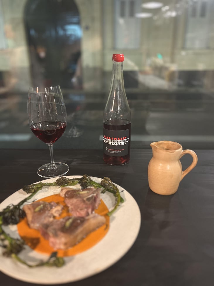 Poitrine D'Agneau, Creme De Poivrons & Brocolinis - MELON - 805855