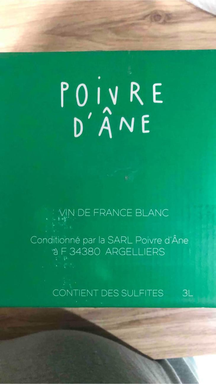 Poivre d'Ane Blanc - Poivre d'Ane - Alexandre Pons 