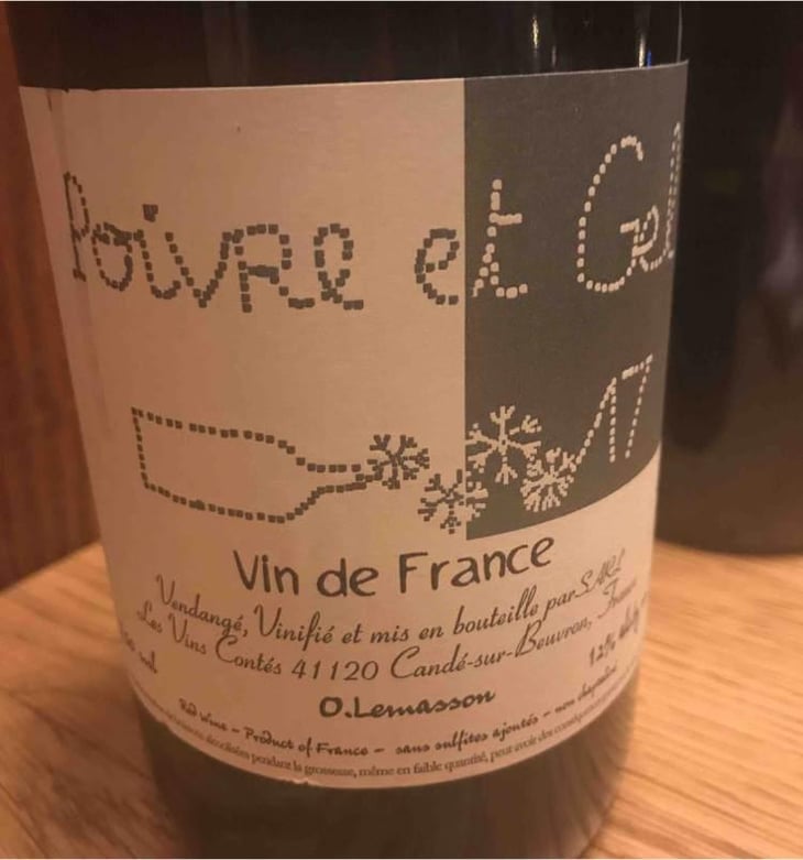 Poivre Et Gel - Les Vins Contés (CLOSED) - Olivier Lemasson (CLOSED) 