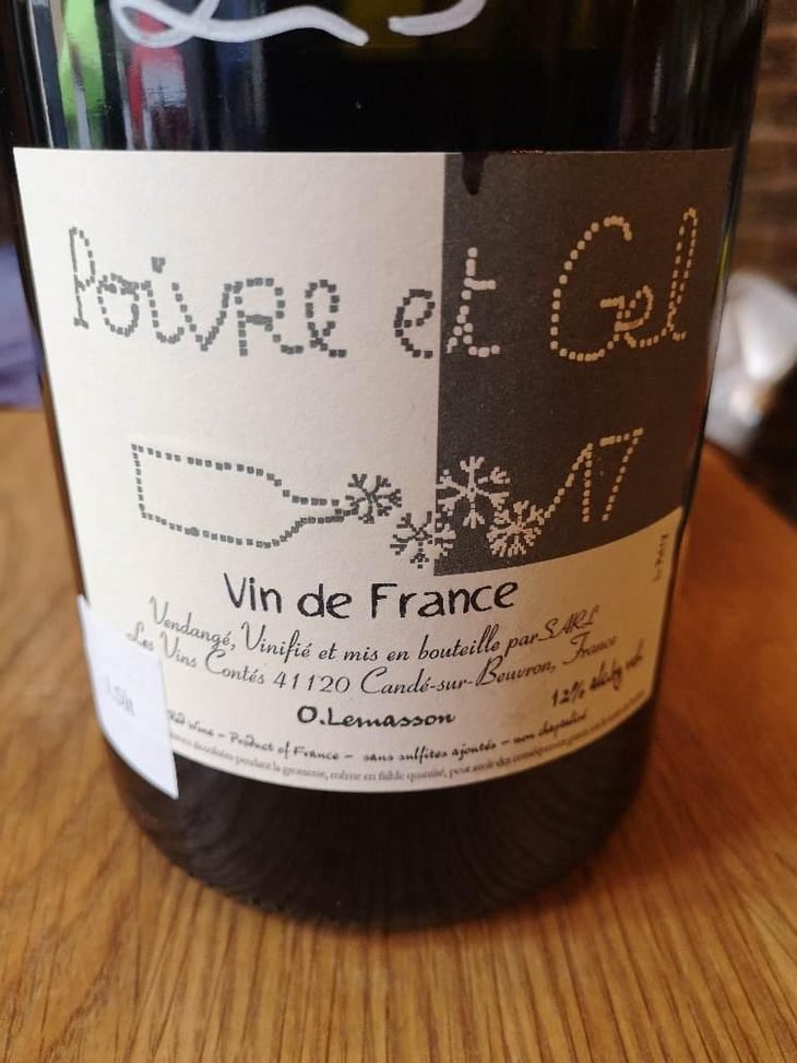 Poivre Et Gel - Les Vins Contés (CLOSED) - Olivier Lemasson (CLOSED) 