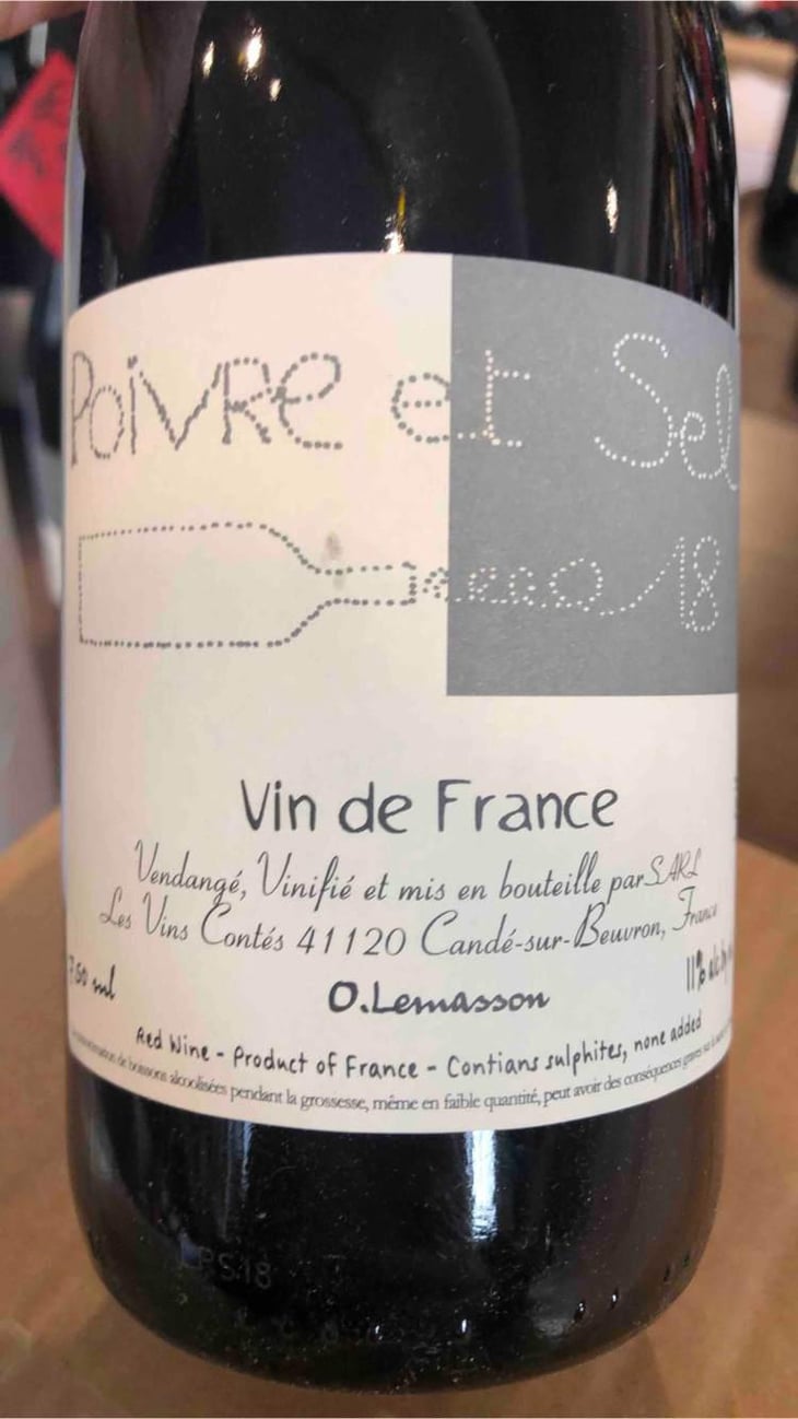 Poivre et Sel - Les Vins Contés (CLOSED) - Olivier Lemasson (CLOSED) 