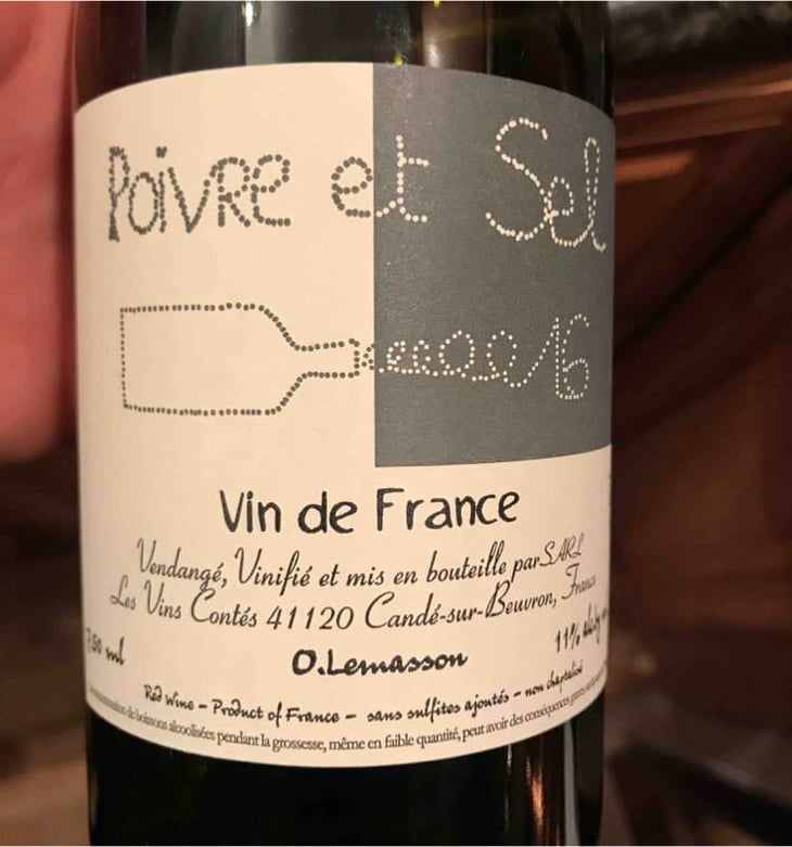 Poivre et Sel - Les Vins Contés (CLOSED) - Olivier Lemasson (CLOSED) 