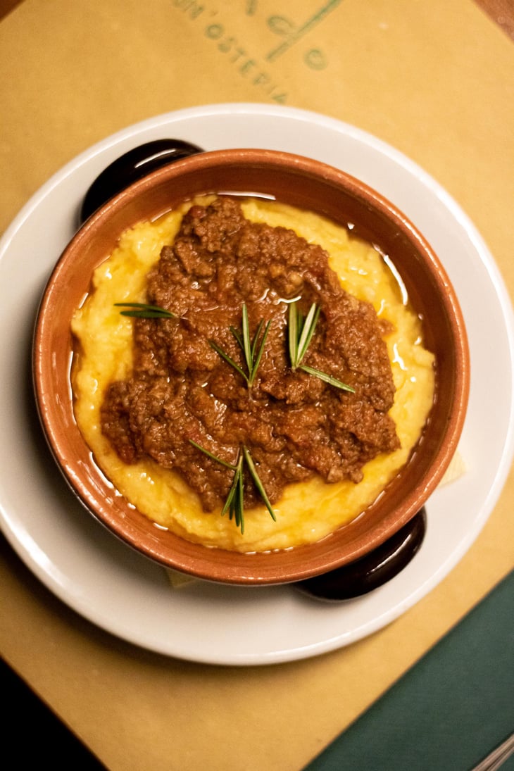 Polenta Con Ragù Di Cinghiale - Osteria Fondo - 700707