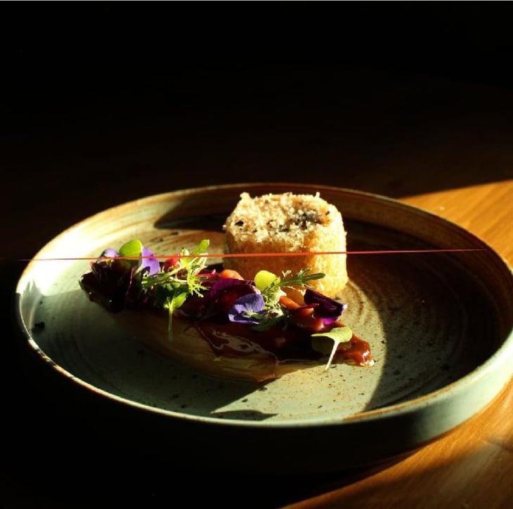 Polenta Concia, Indivia, Kombucha, Umeboshi - Osteria Andirivieni - 606052