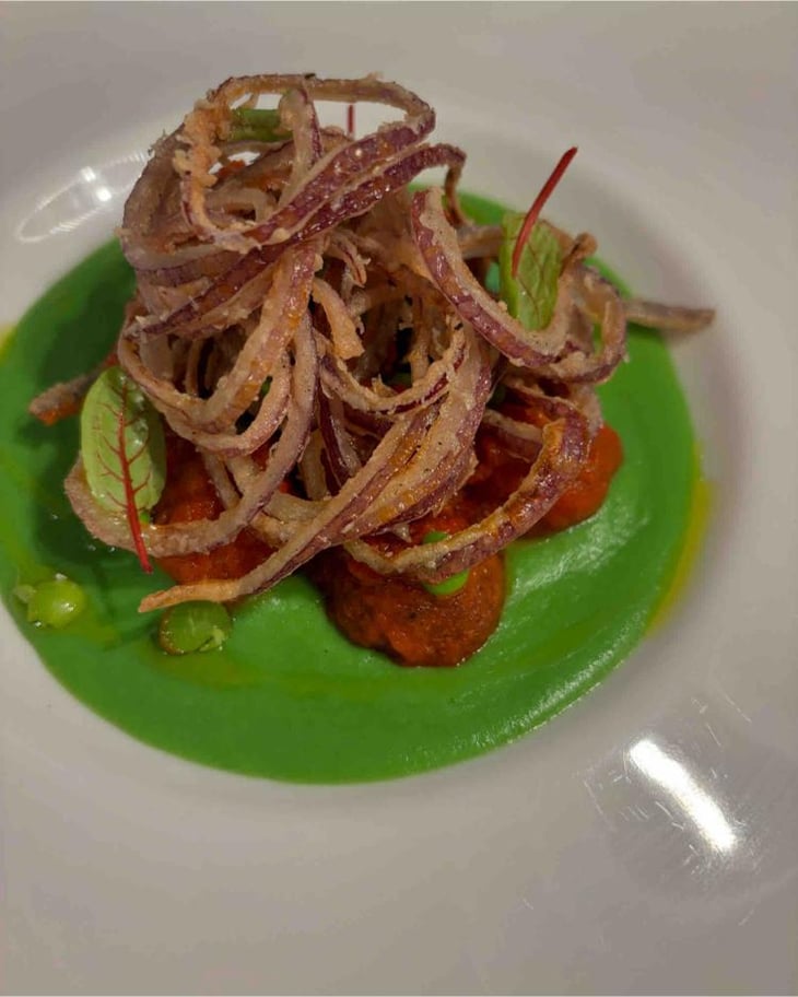 Polpettine Di Bollito , Piselli E Tropea - Trattoria da Massimo - 795043