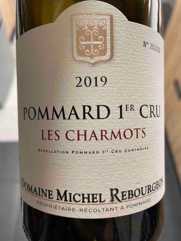 Pommard - Domaine Michel Rebourgeon - Delphine Whitehead -2019