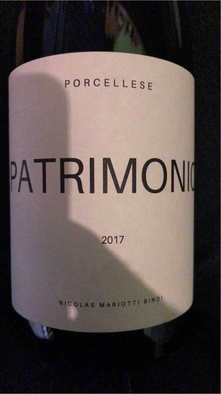 Porcellese - Cantina di Torra - Nicolas Mariotti Bindi -2017