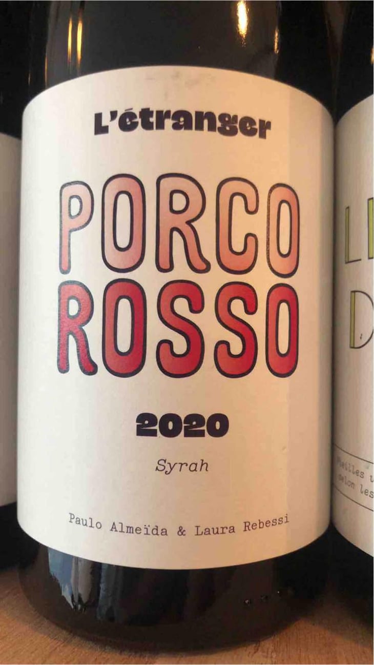 Porco Rosso - Domaine de L'Étranger - Paulo Almeida & Laura Rebeissi -2020