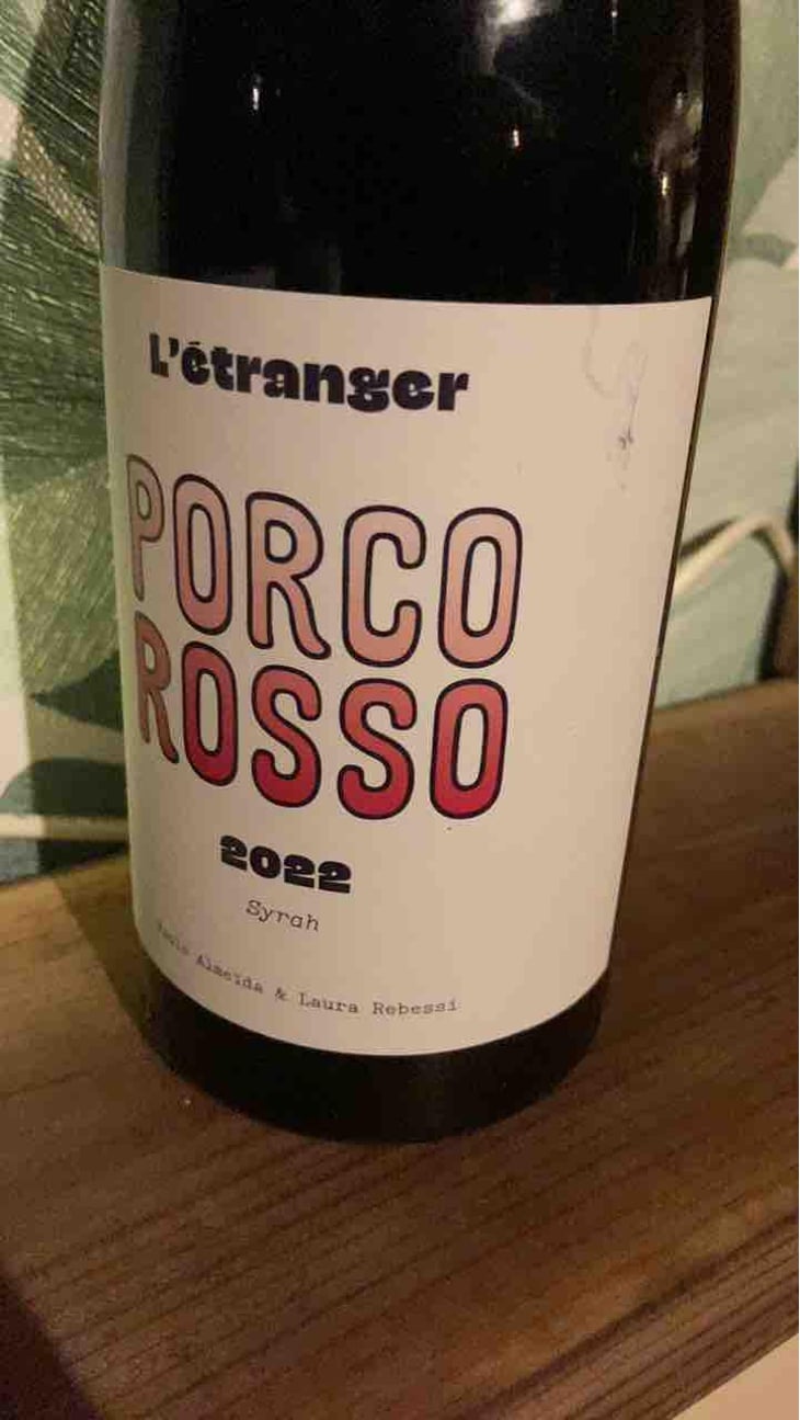 Porco Rosso - Domaine de L'Étranger - Paulo Almeida & Laura Rebeissi -2020