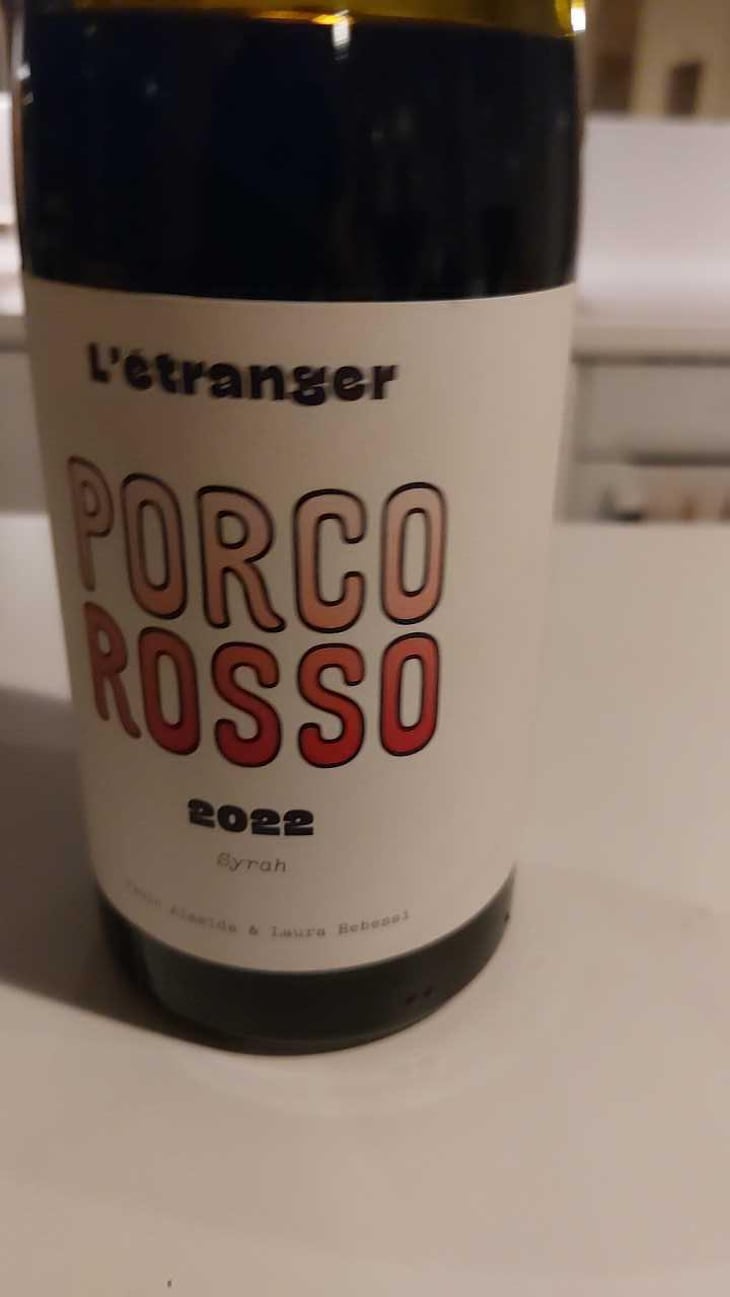 Porco Rosso - Domaine de L'Étranger - Paulo Almeida & Laura Rebeissi -2020