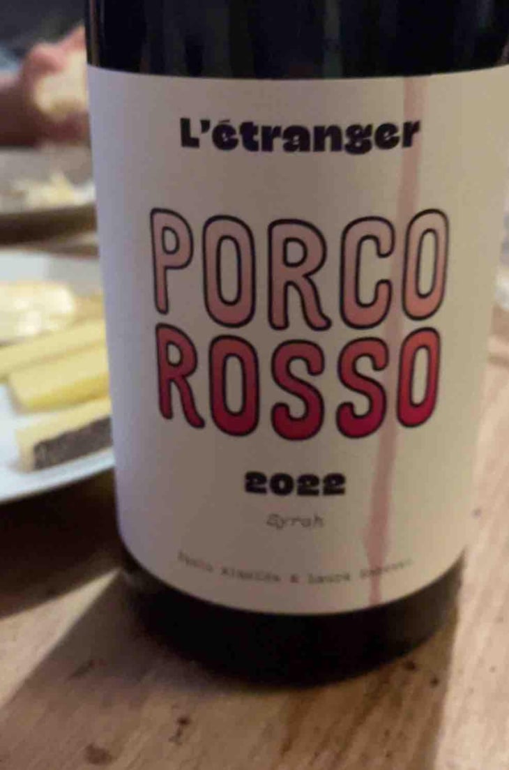 Porco Rosso - Domaine de L'Étranger - Paulo Almeida & Laura Rebeissi -2020