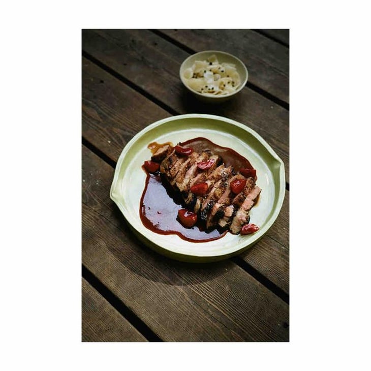 Pork | Koji | Fermented Cherry | Salsify - Café Kandl - 683139