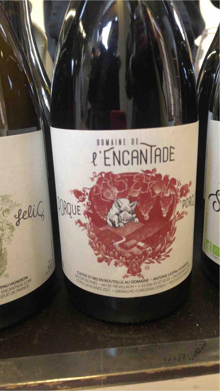 Porque Porcus - Domaine de l'Encantade - Antoine Latipau -2020