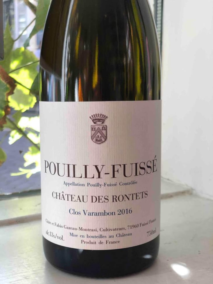 Pouilly Fuissé, Clos Varambon - Château des Rontets - Claire & Fabio Gazeau-Montrasi 