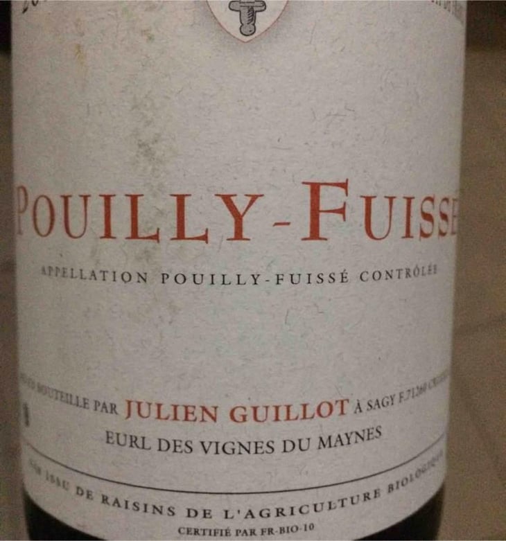 Pouilly-Fuissé - Clos des Vignes du Maynes - Julien Guillot 