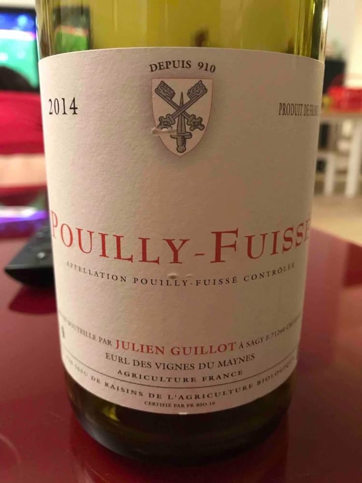 Pouilly-Fuissé - Clos des Vignes du Maynes - Julien Guillot 