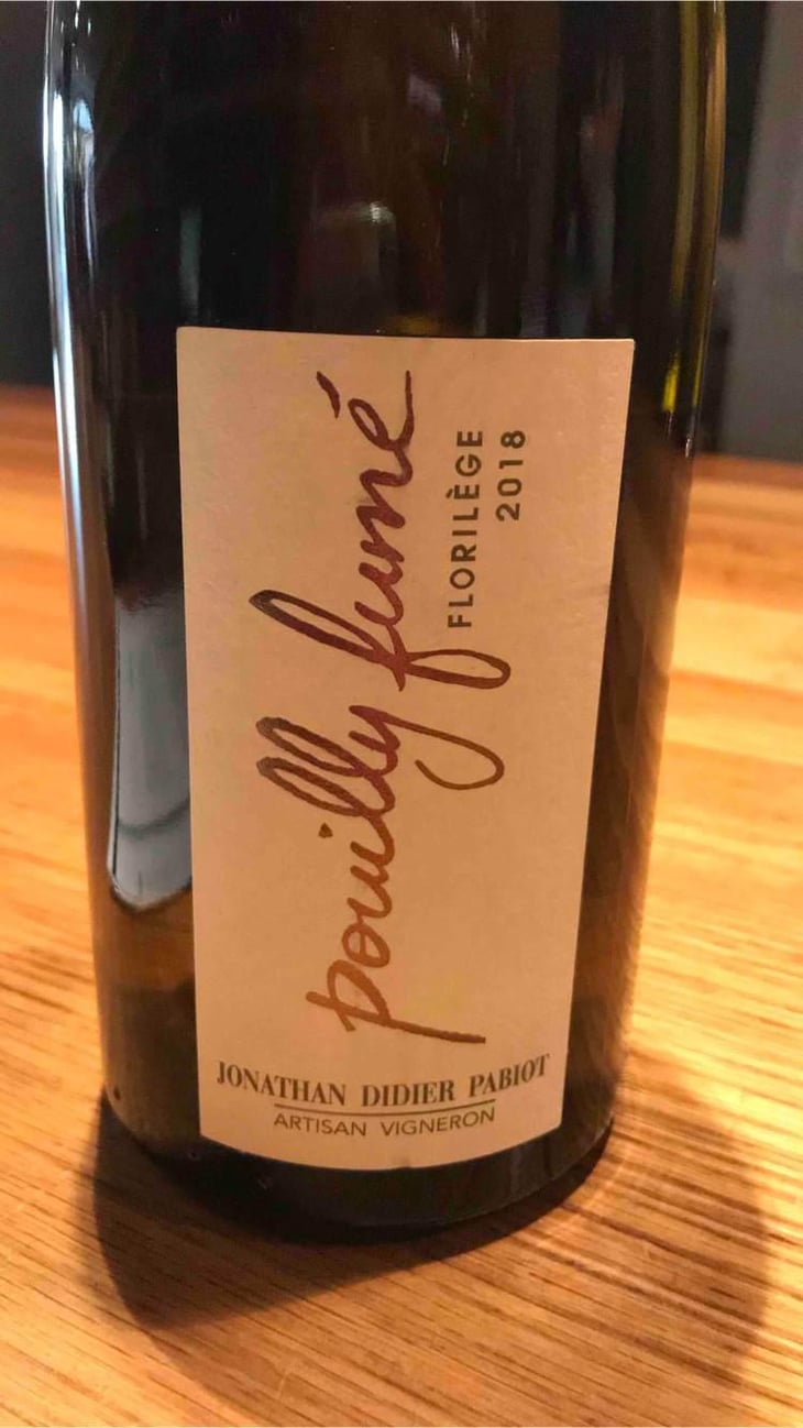 Pouilly Fumé Florilège - Jonathan Didier Pabiot - Jonathan Pabiot 