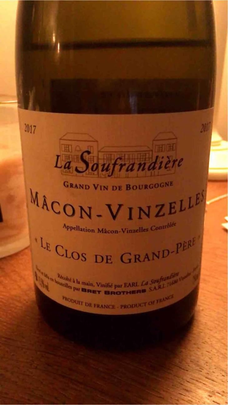 Pouilly-Vinzelles - La Soufrandière - Bret Brothers - Jean-Guillaume & Jean-Philippe Bret 