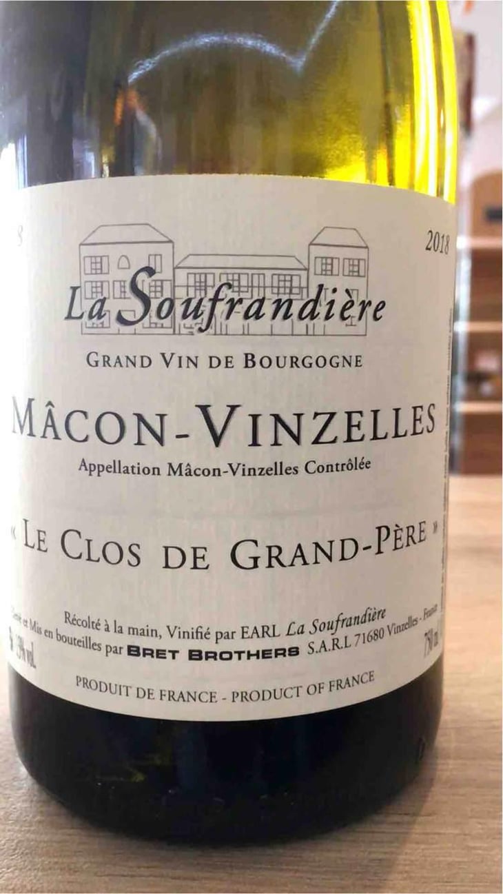 Pouilly-Vinzelles - La Soufrandière - Bret Brothers - Jean-Guillaume & Jean-Philippe Bret 