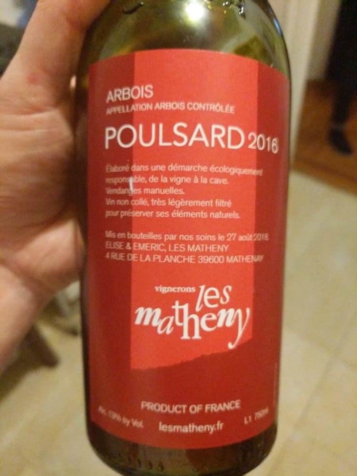 Poulsard - Les Matheny - Emeric Foleat & Elise Vincent 